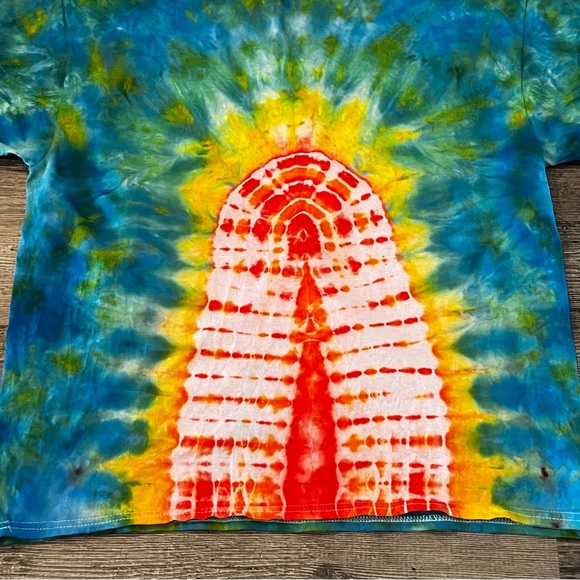 Handmade Tie Dyed peace sign shirt - Picture 6 of 8